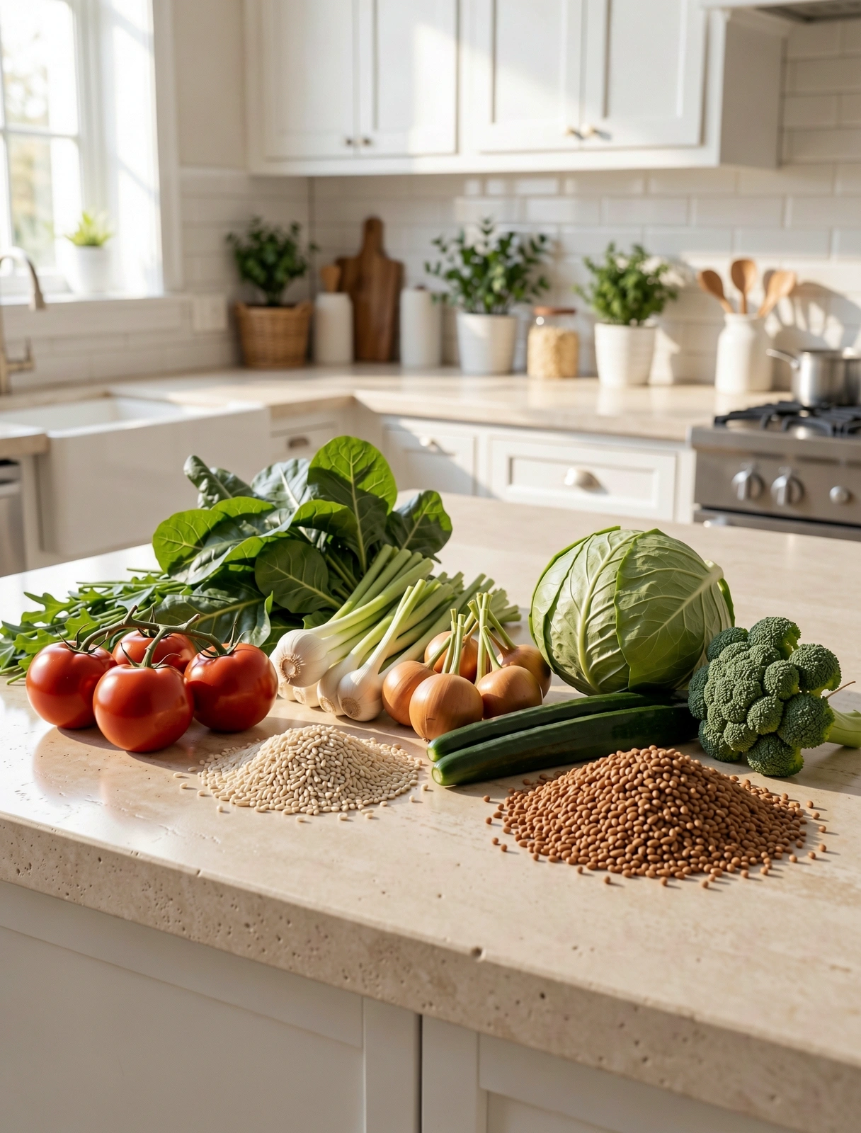 Färska råvaror för näringsriktig kost